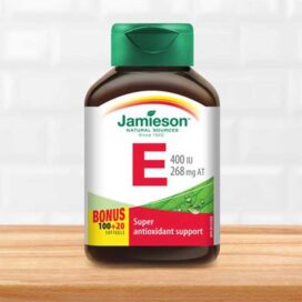 Jamieson Vitamin E 400Iu/ 268Mg Softgels 120S