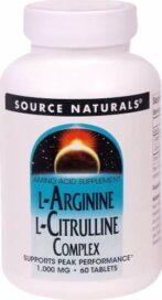 SOURCE NATURALS L-ARGININE L-CITRULLINE COMPLEX 1000MG 60TABS