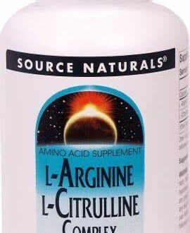 SOURCE NATURALS L-ARGININE L-CITRULLINE COMPLEX 1000MG 60TABS