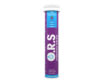ORS Hydration Soluble Blackcurrant Tablets 24's