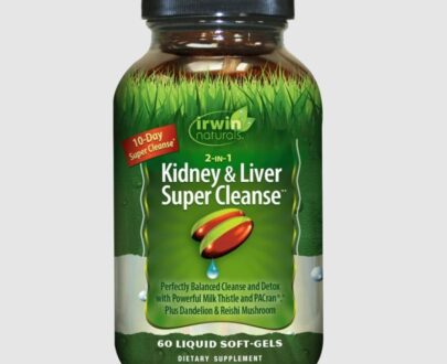 IRWIN NATURALS 2-IN-1 KIDNEY & LIVER SUPER CLEANSE 60CT #IN059457
