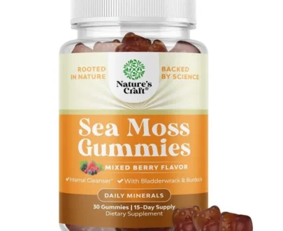 NATURE’S CRAFT SEA MOSS MIXED BERRY FLAVOR GUMMIES 30’S