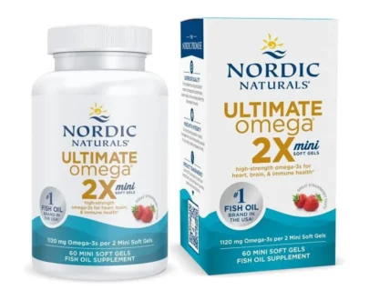 NORDIC NATURALS ULTIMATE OMEGA 2X MINI 1120MG 60SFTGLS