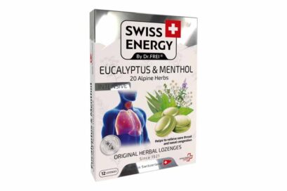 Swiss Energy Lozenges-Eucalyptus &Menthol 20's