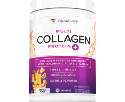 VITAUTHORITY MULTI COLLAGEN PROTEIN TROPICAL + PUNCH 30SVS 282G