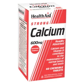 HealthAid Calcium 600mg Chewable Tablets 60`s
