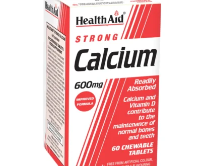 HealthAid Calcium 600mg Chewable Tablets 60`s