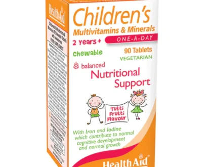 HealthAid Children’s MultiVitamin & Minerals – Chewable Tablets 90`s