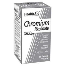 HealthAid Chromium Picolinate 200ug Tablets 60`s