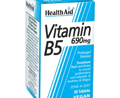 HealthAid Vitamin B5 690mg (Calcium Pantothenate) Tablets 30`s