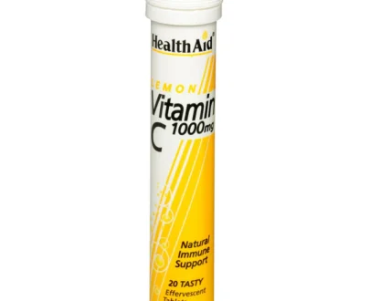 HealthAid Vitamin C 1000mg - Effervescent (Lemon Flavour) Tablets 20`s