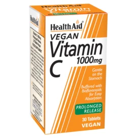 HealthAid Vitamin C 1000mg Prolonged Release Tablets 30`s