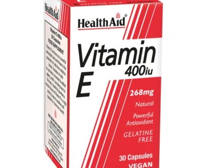 HealthAid Vitamin E 400iu Vegicaps 30`s