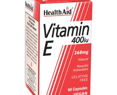 HealthAid Vitamin E 400iu Vegicaps 60`s