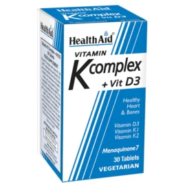 HealthAid Vitamin K Complex +Vit D3 Tablets 30`s