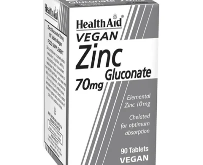 HealthAid Zinc Gluconate 70mg Tablets 90`s