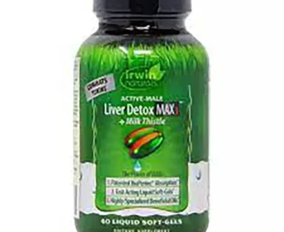 IRWIN ACTIVE MALE LIVER DETOX MAX3+MILK THISTLE 60 SFGLS