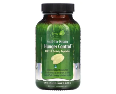 IRWIN NATURALS GUT TO BRAIN HUNGER CONTROL 60 LIQ SFTGLS