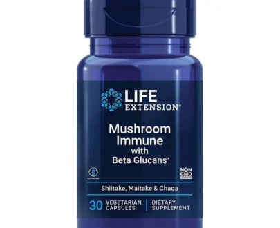 LIFE EXTENSION MUSHROOM IMMUNE 30 VEG CAPS#LE02426