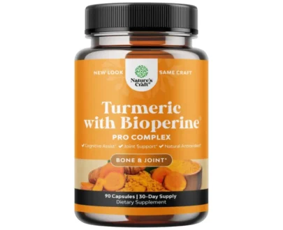 NATURE’S CRAFT TURMERIC WITH BIOPERINE 90 CAPS