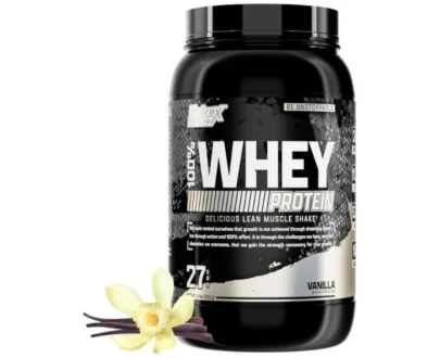 NUTREX 100% WHEY VANILLA (27SVS/2LBS) 923G