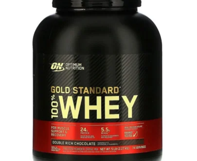 Optimum Nutrition Gold Standard 100% Whey Double Rich Chocolate 5Lbs(2.27Kg)