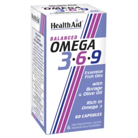HealthAid Balanced Omega 3 - 6 - 9 Capsules 60`s